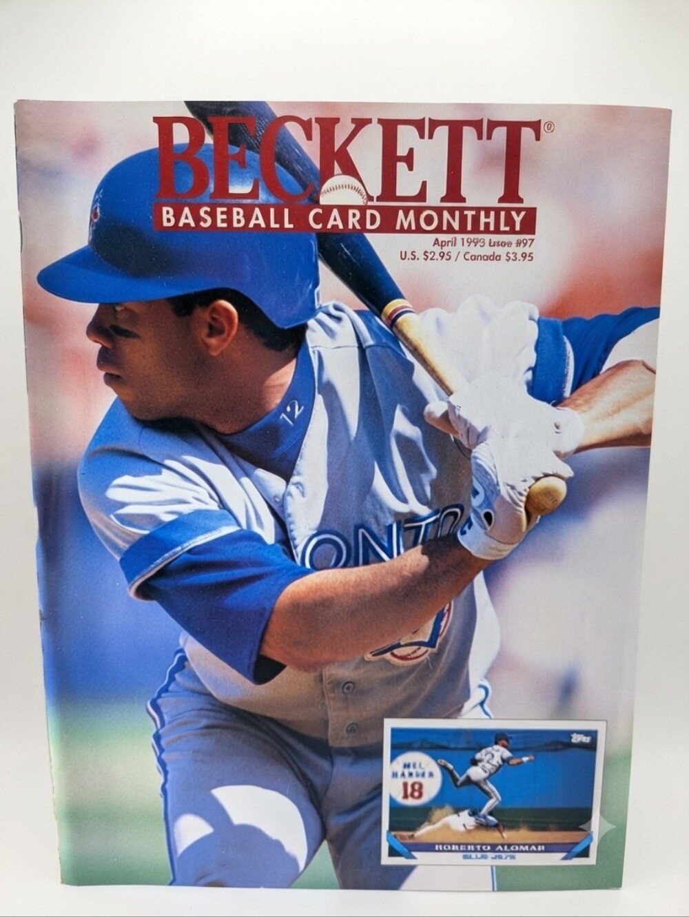 April 1993 ⚾ Beckett Baseball Card Monthly Magazine 🐦 Toronto Blue Jays 🇨🇦